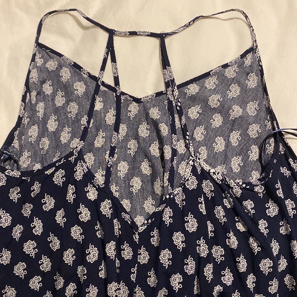 Navy Blue Summer Dress - Picture 3 of 5